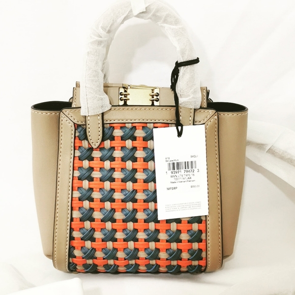 Coach Troupe Tote 16 With Weaving